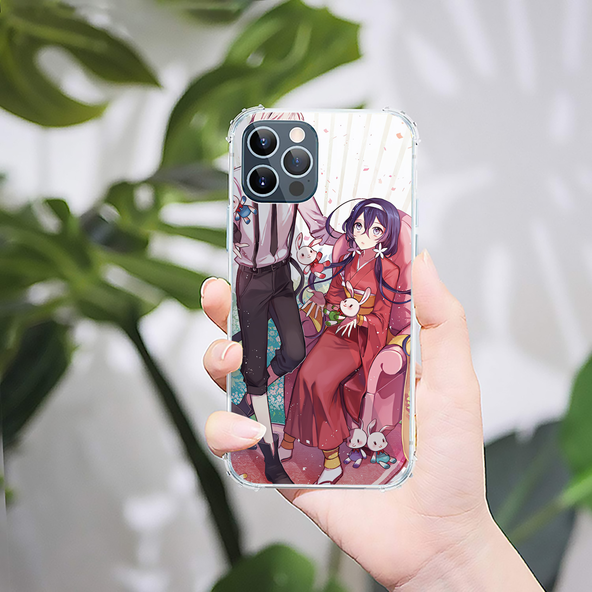 （画像用） 文豪ストレイドッグス Bungo Stray Dogs 【iPhone 12シリーズ対応】透明スマホケース（クリアソフトケース）
